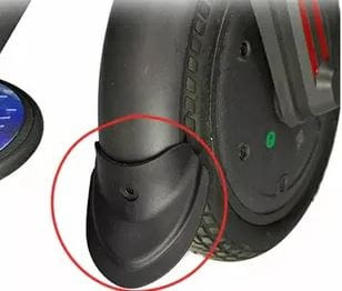 Chlapacz błotnika osłona Zestaw 2szt do Xiaomi M365 / PRO / PRO 2 / 1S / Essential / Mi 3 - Wersja 2