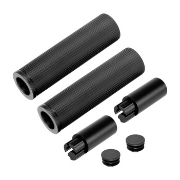 Szerokie gripy silikonowe ULIP do Xiaomi Mi Electric Scooter / Ninebot ES - Black