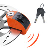 Zabezpieczenie Disc Lock z Alarmem ZOVII ZT6 - Fluo Orange