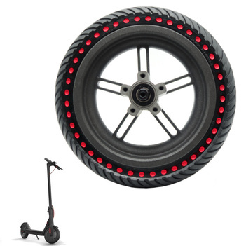 Koło tylne felga z oponą półpełną 8.5x2" do Xiaomi M365 PRO / PRO 2 - RED DOT