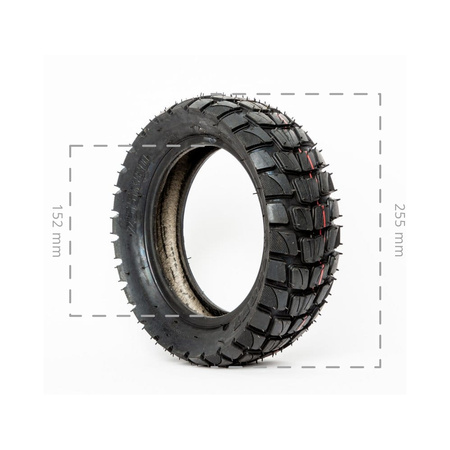 Terenowa Opona TUOVT 255x80 (10x3.0") do Ausom F1 Max, SR1 / KuKirin G2 MAX, G3 PRO / Motus PRO 10