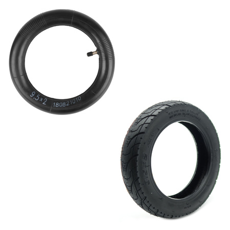 Zestaw Opona szosowa 9.5x2-6.1" + Wzmocniona dętka ULIP 9.5x2" do Xiaomi