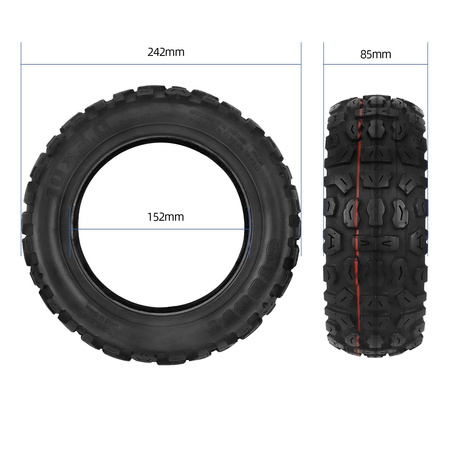 Opona TUOVT 10x3" (255x80) do Techlife X7, X8, Q7/Kugoo M4/KuKirin G2 MAX, G2 Master