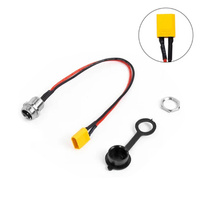 Port gniazdo ładowania GX16 ze złączem XT30 + Pokrywa do Techlife / Vsett / Motus