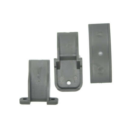 Zestaw 3szt wkładek wewnętrznych trzymających kabel tylnego światła do błotnika tylnego do Ninebot Max / Motus Scooty 10 (SZARY)