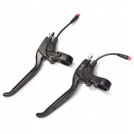 ZESTAW Klamka Dźwignia Hamulca Prawa + Lewa do Kugoo M4, M4 PRO / Kamikaze K1, K1 Plus, K1 Max