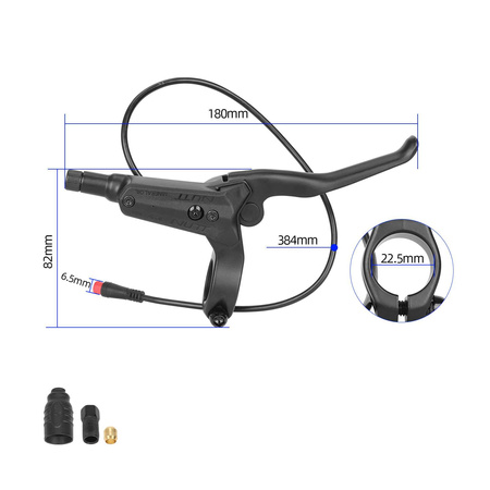 Prawa klamka dźwignia hamulca hydraulicznego NUTT Y5
