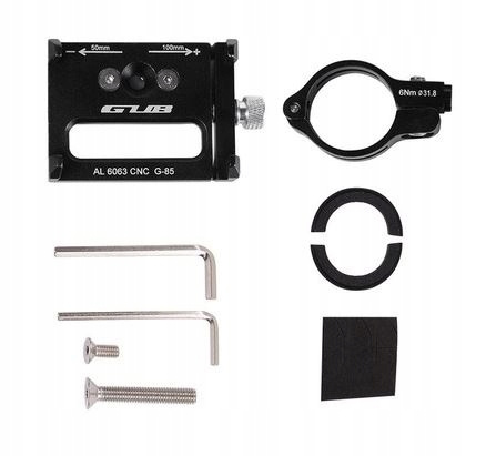 Uchwyt na telefon GUB G-85 do Xiaomi m365 / pro CZARNY