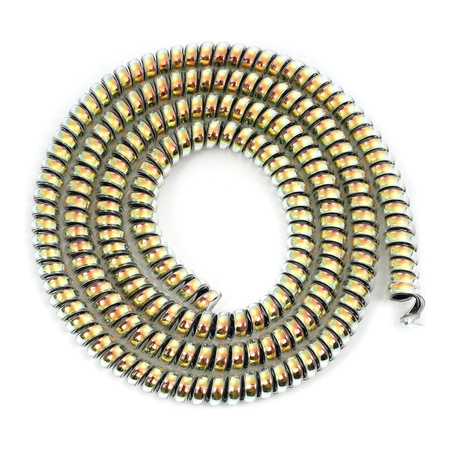 Spiralna Osłona Kabli do Hulajnogi Elektrycznej - Złoty Połysk