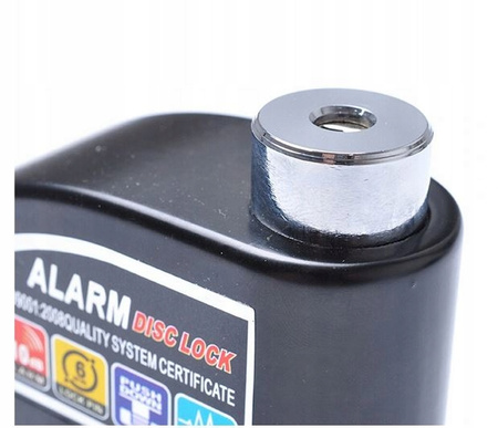 Blokada Tarczy Hamulcowej DISC LOCK Alarm do Xiaomi M365 / PRO / PRO 2 - Czarny