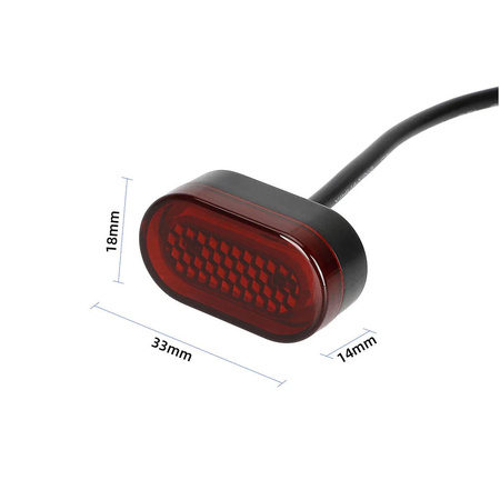 Światło Tylne Lampka LED do Kopii Hulajnogi Elektrycznej Xiaomi
