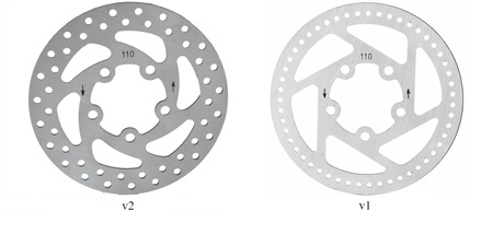 Tarcza hamulcowa 110mm 5 śrub V2 do Xiaomi M365 / 1S / Essential