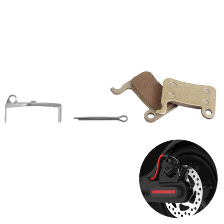 Klocki hamulcowe złote Xtech HB100 / Xiaomi Mi 3 / Joyor Y6-S (Przód)