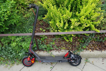 Zawieszenie przednie amortyzator SHARKSET do Xiaomi M365 / M365 PRO / PRO 2 / 1S / Essential / Motus Scooty 8.5 / Fiat 500 / Aovo PRO - kolor CZERWONY