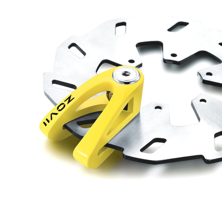 Zabezpieczenie Disc Lock ZOVII ZV10 - Yellow