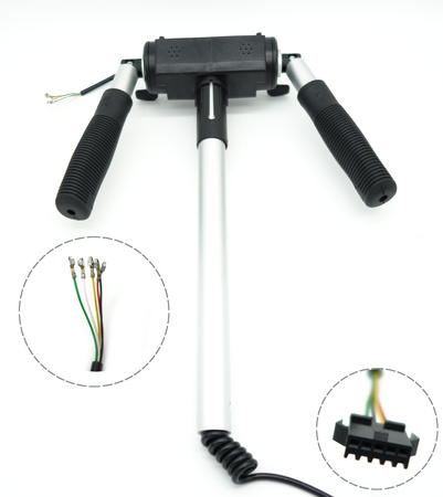 Składana kierownica z manetkami i gripami do Kugoo S1