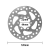 Tarcza Hamulcowa 120 mm 6 otworów + 6 śrub do KuKirin G2 PRO / NIU KQi3 / KQi3 MAX / KQi3 PRO