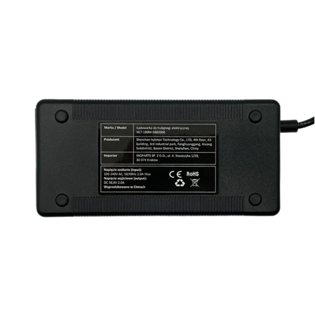 Ładowarka 58,8V 2A Zasilacz GX12 3 Pin 9 mm do hulajnogi elektrycznej