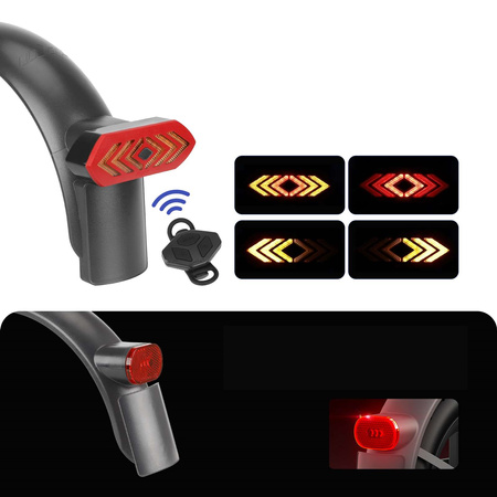 Tylne zawieszenie V3 ULIP + kierunkowskazy do Xiaomi M365 / 1S / Essential / Mi 3