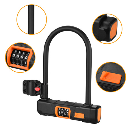 Uniwersalne zabezpieczenie U-Lock do hulajnóg elektrycznych