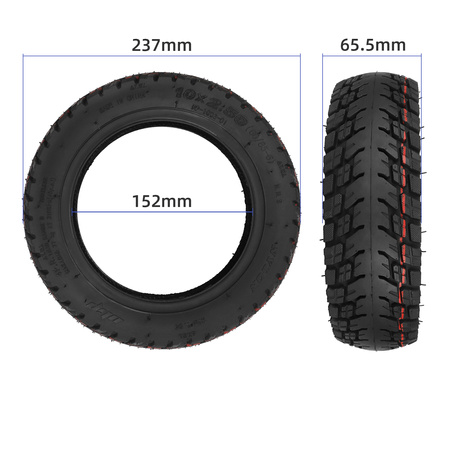 Opona ULIP 10x2.5" (60/85-6) + wentyl do Techlife X7/Kaabo Mantis/Zero 10X