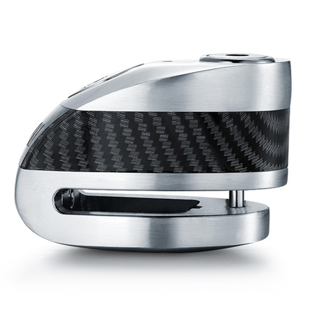 Zabezpieczenie Disc Lock z Alarmem ZOVII ZD6 - Brushed Metal