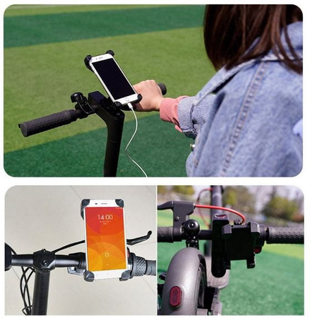 Uchwyt na telefon do Xiaomi M365 / PRO / PRO 2 / 1S / Essential / Mi 3 - Czarny