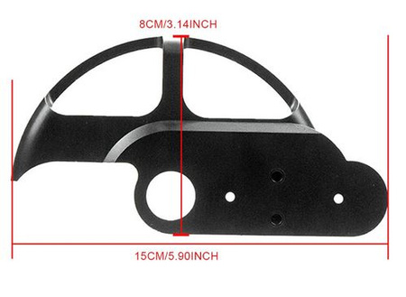 Osłona tarczy hamulcowej do Xiaomi M365 / PRO / PRO 2 / 1S / Essential - CZARNY