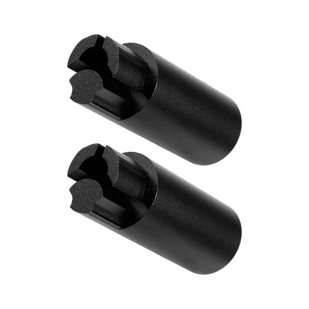 Szerokie gripy silikonowe ULIP do Xiaomi Mi Electric Scooter / Ninebot ES - Black