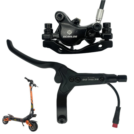 Zestaw lewa dźwignia hamulca + tylny zacisk hydrauliczny do KuKirin G3 PRO