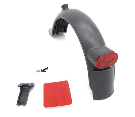 Kompletny zestaw błotnik tył + hak + światło + tablica + metalowy wspornik do Xiaomi PRO 2 / 1S