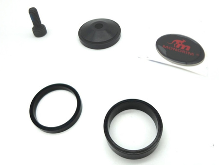 MONORIM EB V1 Uchwyt do kierownicy rowerowej do Xiaomi M365 / PRO / PRO 2 / 1S / Mi 3 / Essential - kolor SREBRNY