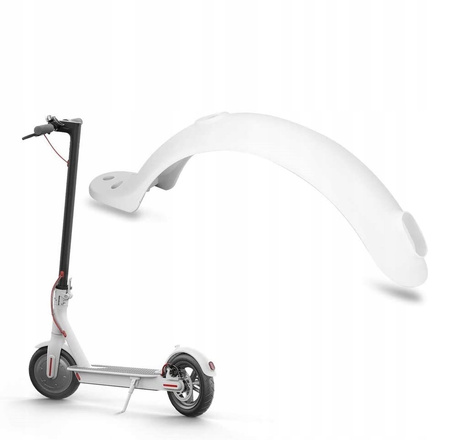 Błotnik Tylny do Xiaomi M365 / M365 PRO / PRO 2 / 1S / Essential / Mi 3 - Biały