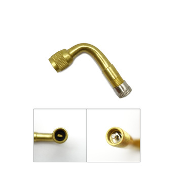 Zakrzywione przedłużenie wentyla 90 stopni z zaworem zwrotnym do Xiaomi M365 / PRO / PRO 2 / 1S / Essential / Ninebot Max G30 / Motus Scooty 10