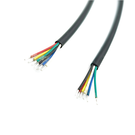 Przewód 10 cm z wtykiem Higo Black 6pin