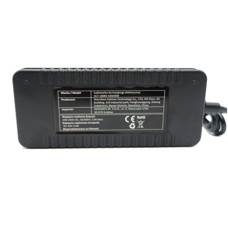 Ładowarka 42V 2A DC25 do Motus / Fiat