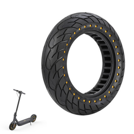 Opona półpełna 10x2.5" Yellow Dot do Ninebot Max G30 / Motus Scooty 10