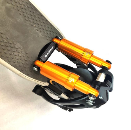 MONORIM DMXR drugi amortyzator do tylnego zawieszenia Monorim MXR1-BG do Ninebot Max G30 / Motus Scooty 10 - kolor ZŁOTY