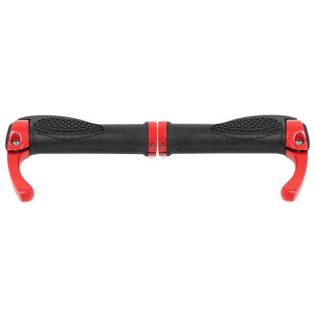 Gripy (chwyty) z rogami - black/red