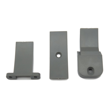 Zestaw 3szt wkładek wewnętrznych trzymających kabel tylnego światła do błotnika tylnego do Ninebot Max / Motus Scooty 10 (SZARY)