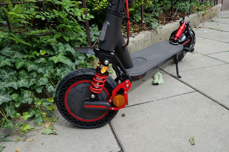 Zawieszenie przednie amortyzator SHARKSET do Xiaomi M365 / M365 PRO / PRO 2 / 1S / Essential / Motus Scooty 8.5 / Fiat 500 / Aovo PRO - kolor CZERWONY