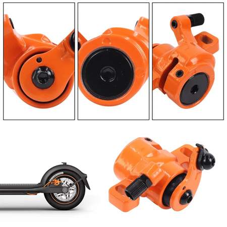Pomarańczowy Zacisk Hamulca do Hulajnogi Ninebot F20 / F25 / F30 / F40