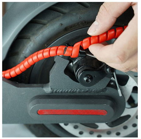 Spiralna Osłona Kabli do Hulajnogi Xiaomi/Ninebot/Motus - RÓŻOWY