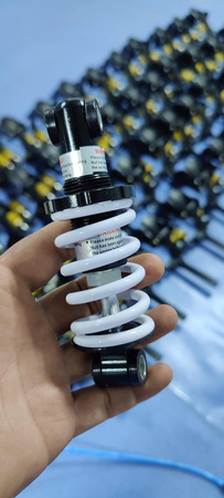 Zawieszenie przednie amortyzator SHARKSET do Ninebot Max / G30 Motus Scooty 10 / Frugal Power - kolor BIAŁY