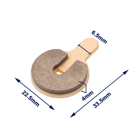 Spiekane Wzmocnione Klocki Hamulcowe do KuKirin G2 PRO / G2 MAX / Kugoo G2 PRO / G-Booster
