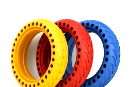 Opona Pół pełna bezdętkowa 8.5x2" do Xiaomi M365 / PRO / PRO 2 / 1S / Essential - CZERWONY