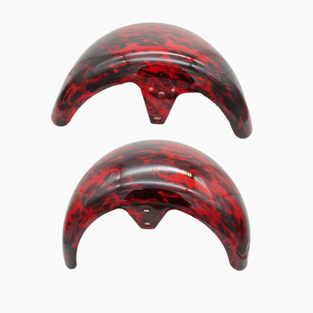 Błotnik przód + tył (zestaw) do Bili City Coco - wzór FIRE