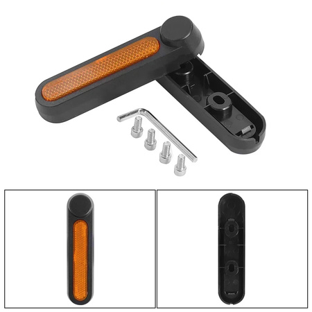 Pokrywy Osłony Śrub Widelca + Odblaski do Ninebot F2 / F2 Plus / F2 Pro