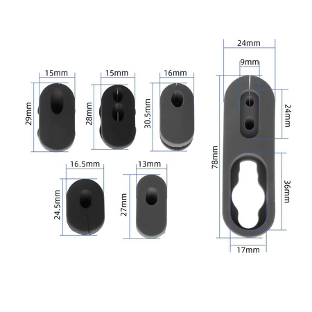 Zaślepki Silikonowe do Xiaomi 4 / 4 PRO