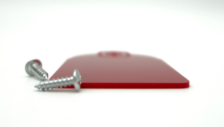 Uchwyt na tablicę rejestracyjną do Xiaomi M365 / M365 PRO - CZERWONY